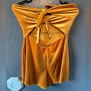 UO Mustard Romper